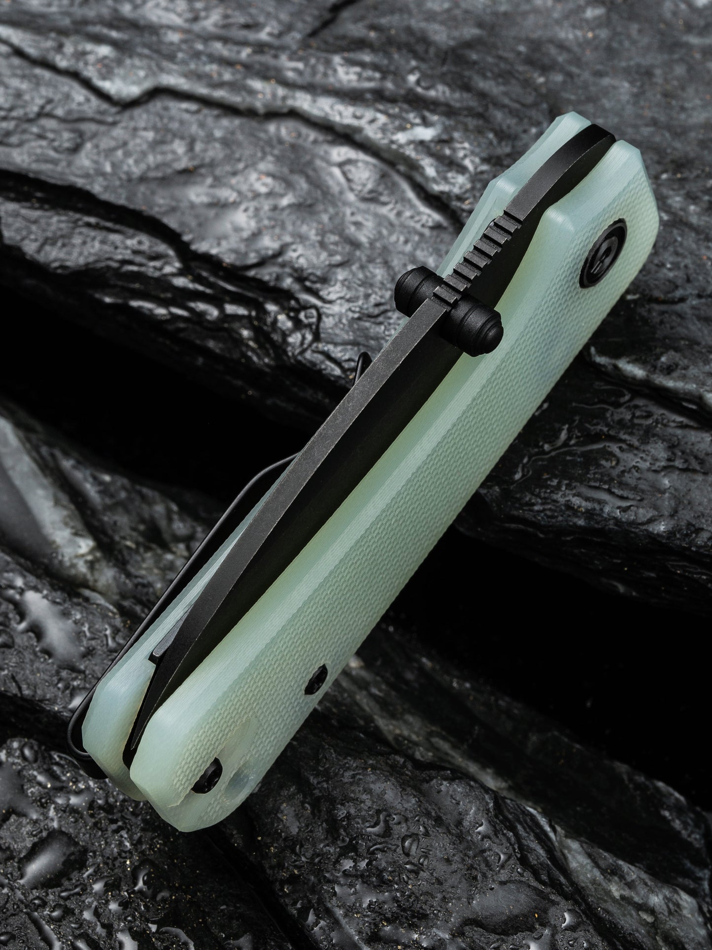Civivi Baby Banter 2.34" Black Nitro-V Natural G10 Folding Knife C19068S-8
