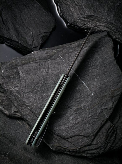 Civivi Bo 2.92" Black Nitro-V Natural G10 Folding Knife by Brad Zinker C20009B-4
