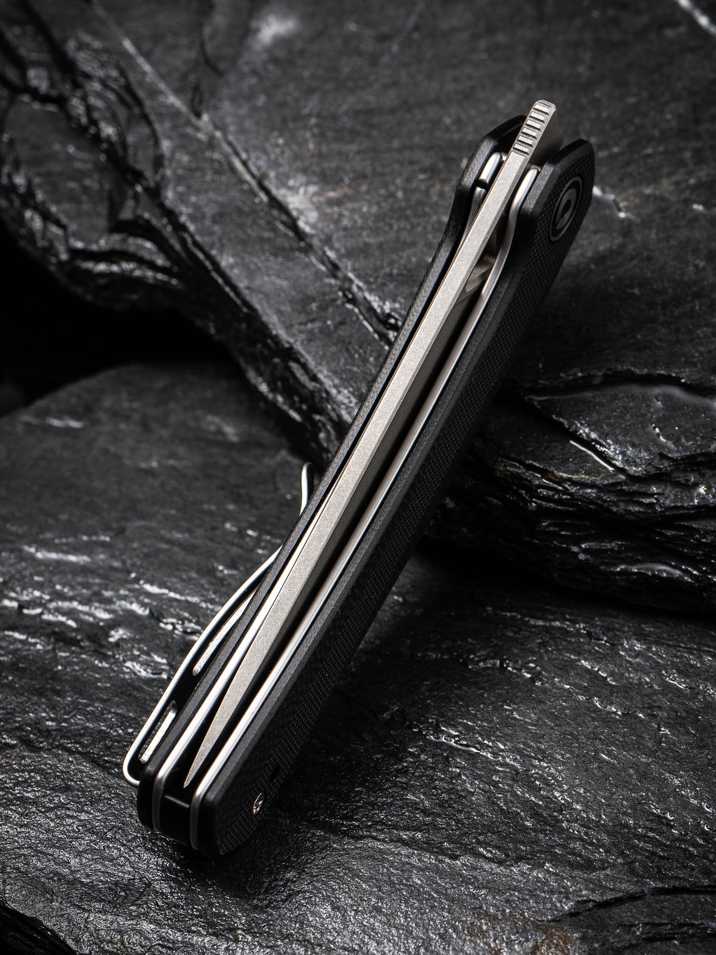 Civivi Lazar 3.31" Black G10 Folding Knife by Elijah Isham C20013-1