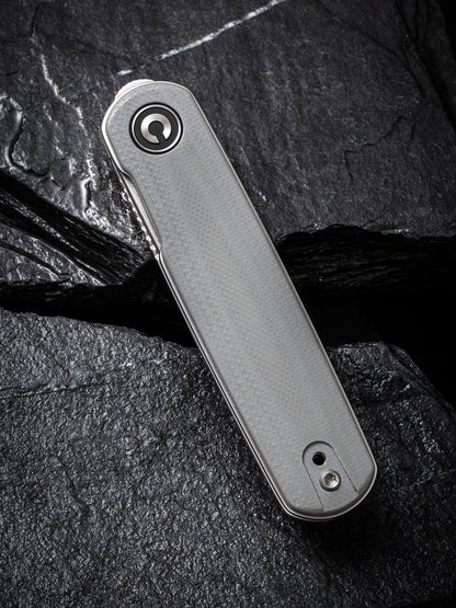 Civivi Lumi 2.56" Sandvik 14C28N Gray G10 Folding Knife by Justin Lundquist C20024-2