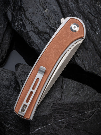 Civivi Asticus 3.8" D2 Copper Folding Knife C2002F