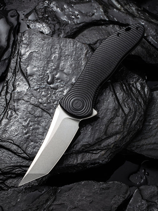 Civivi Synergy 3 Tanto 3.24" Nitro-V Black G10 Folding Knife by Jim O'Young C20075B-1