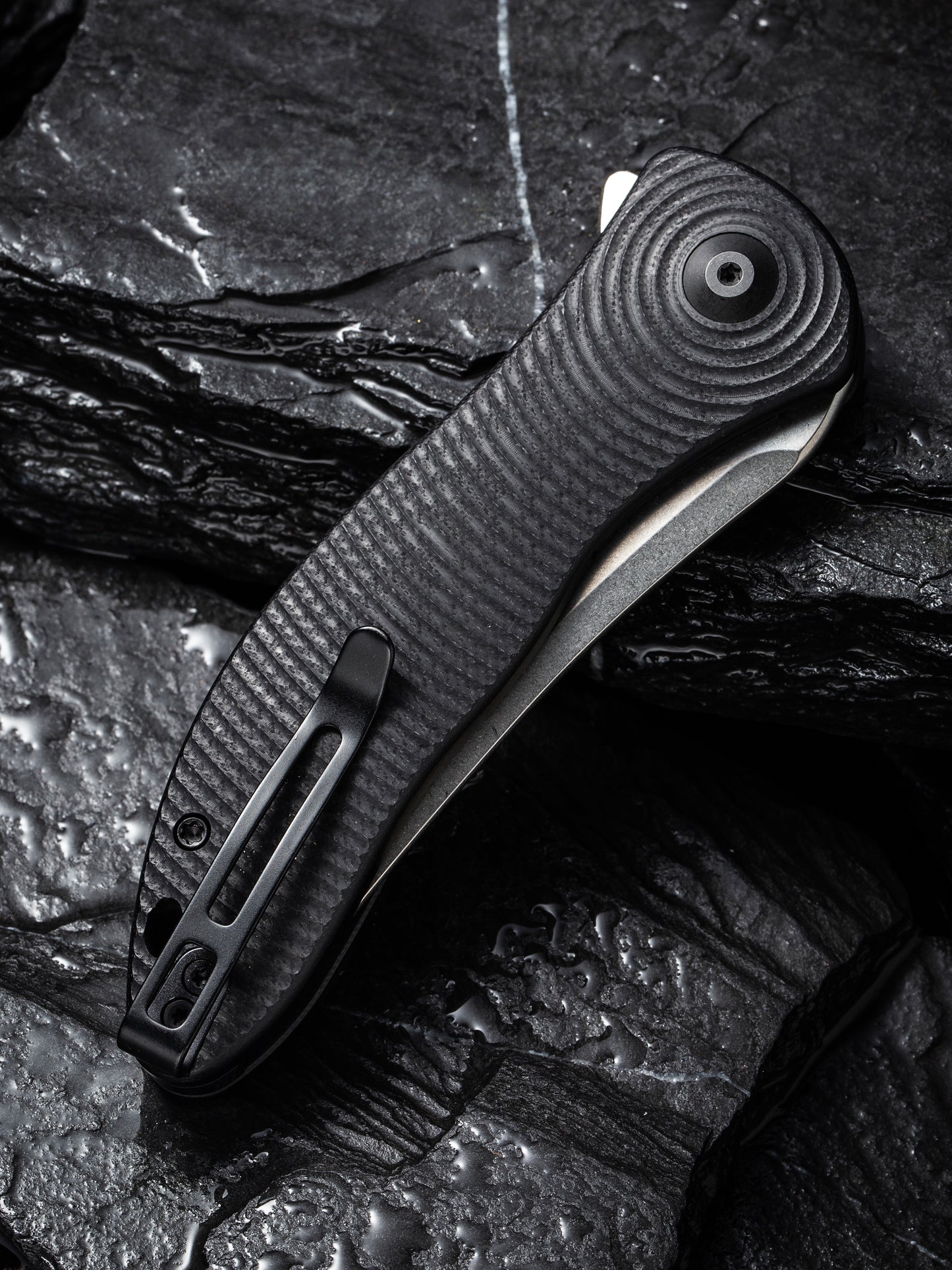 Civivi Synergy 3 Tanto 3.24" Nitro-V Black G10 Folding Knife by Jim O'Young C20075B-1