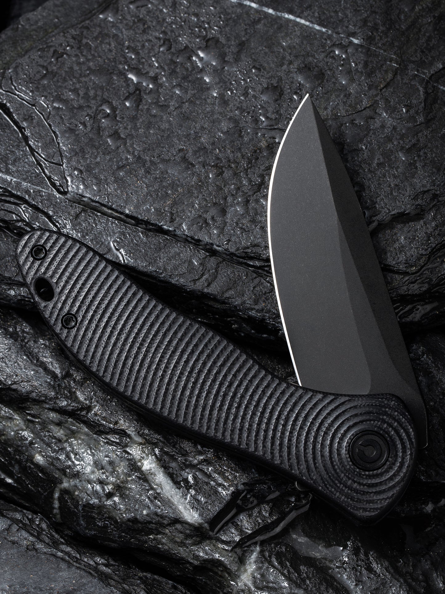 Civivi Synergy 3 3.24" Nitro-V Black Stonewashed Black G10 Folding Knife by Jim O'Young C20075D-1