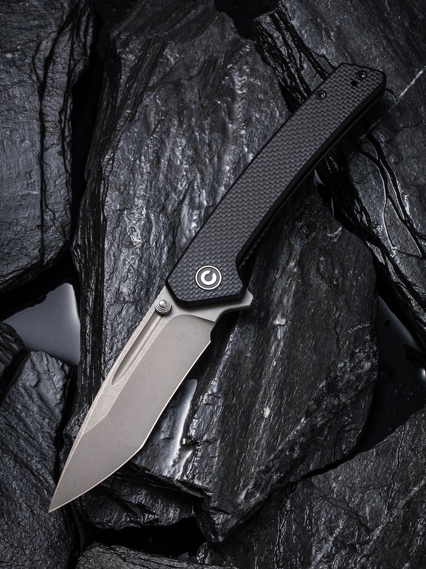 Civivi Keen Nadder 3.48" N690 Tanto Black G10 Folding Knife C2021A