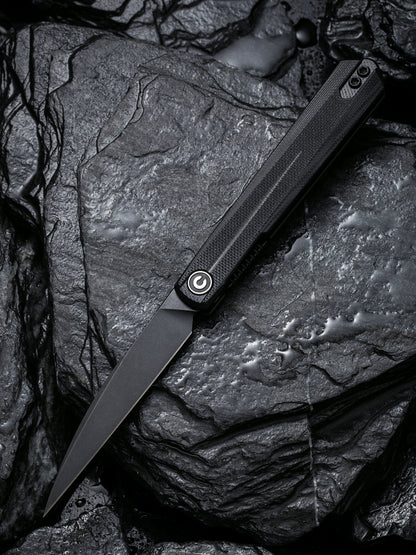 Civivi Clavi 3.06" Nitro-V Black/Black G10 Folding Knife by Ostap Hel C21019-1