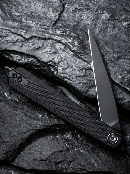 Civivi Clavi 3.06" Nitro-V Black/Black G10 Folding Knife by Ostap Hel C21019-1