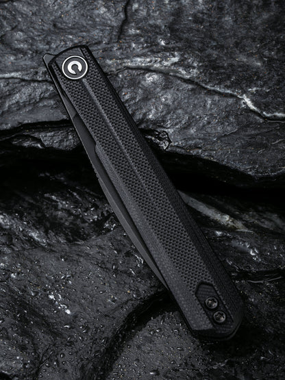 Civivi Clavi 3.06" Nitro-V Black/Black G10 Folding Knife by Ostap Hel C21019-1