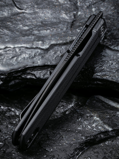 Civivi Clavi 3.06" Nitro-V Black/Black G10 Folding Knife by Ostap Hel C21019-1