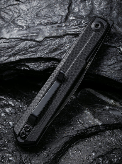 Civivi Clavi 3.06" Nitro-V Black/Black G10 Folding Knife by Ostap Hel C21019-1