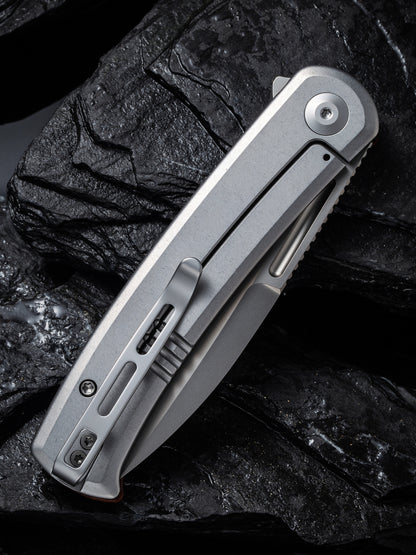 Civivi Cetos 3.48" 14C28N Cuibourtia Wood Folding Knife C21025B-4