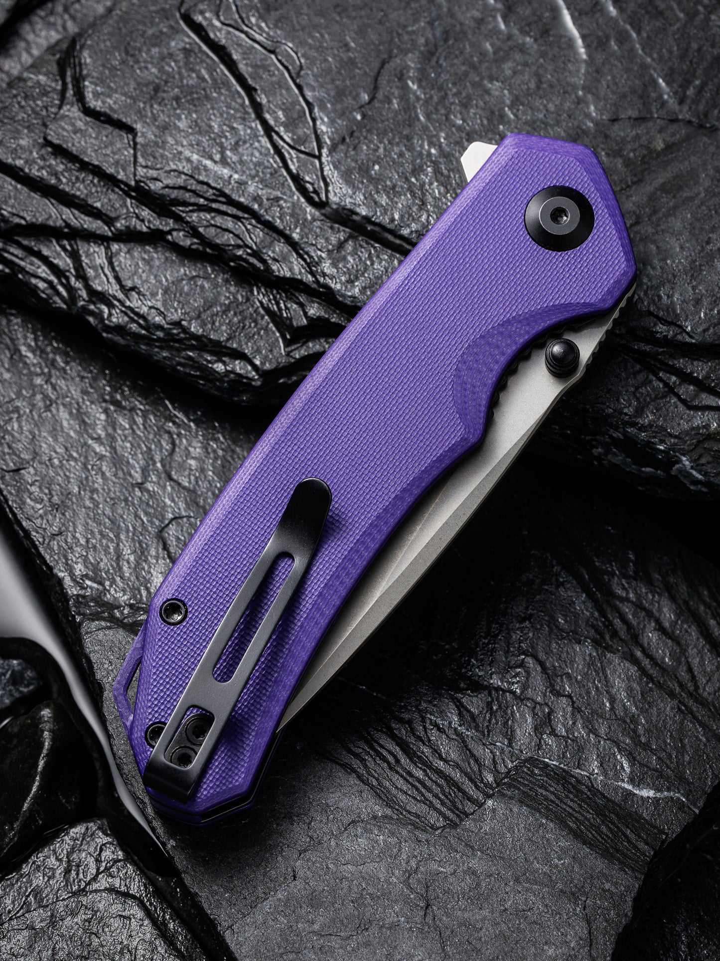 Civivi Brazen 3.46" Sandvik 14C28N Purple G10 Folding Knife C2102A