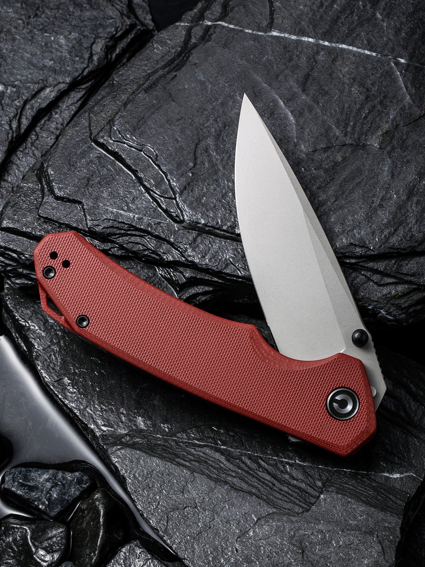 Civivi Brazen 3.46" Sandvik 14C28N Burgundy G10 Folding Knife C2102B