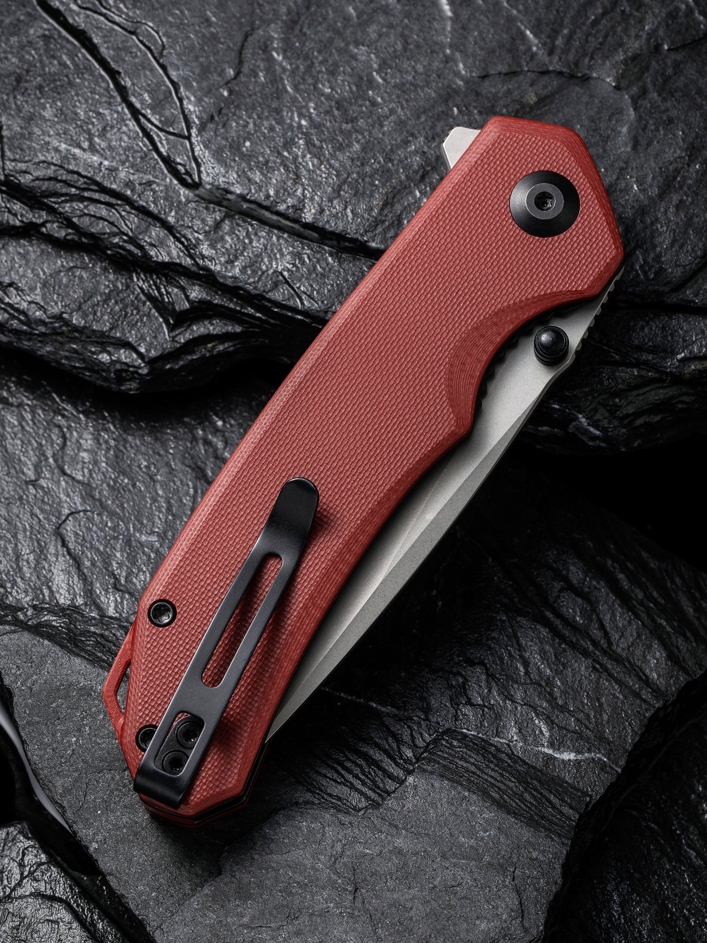 Civivi Brazen 3.46" Sandvik 14C28N Burgundy G10 Folding Knife C2102B