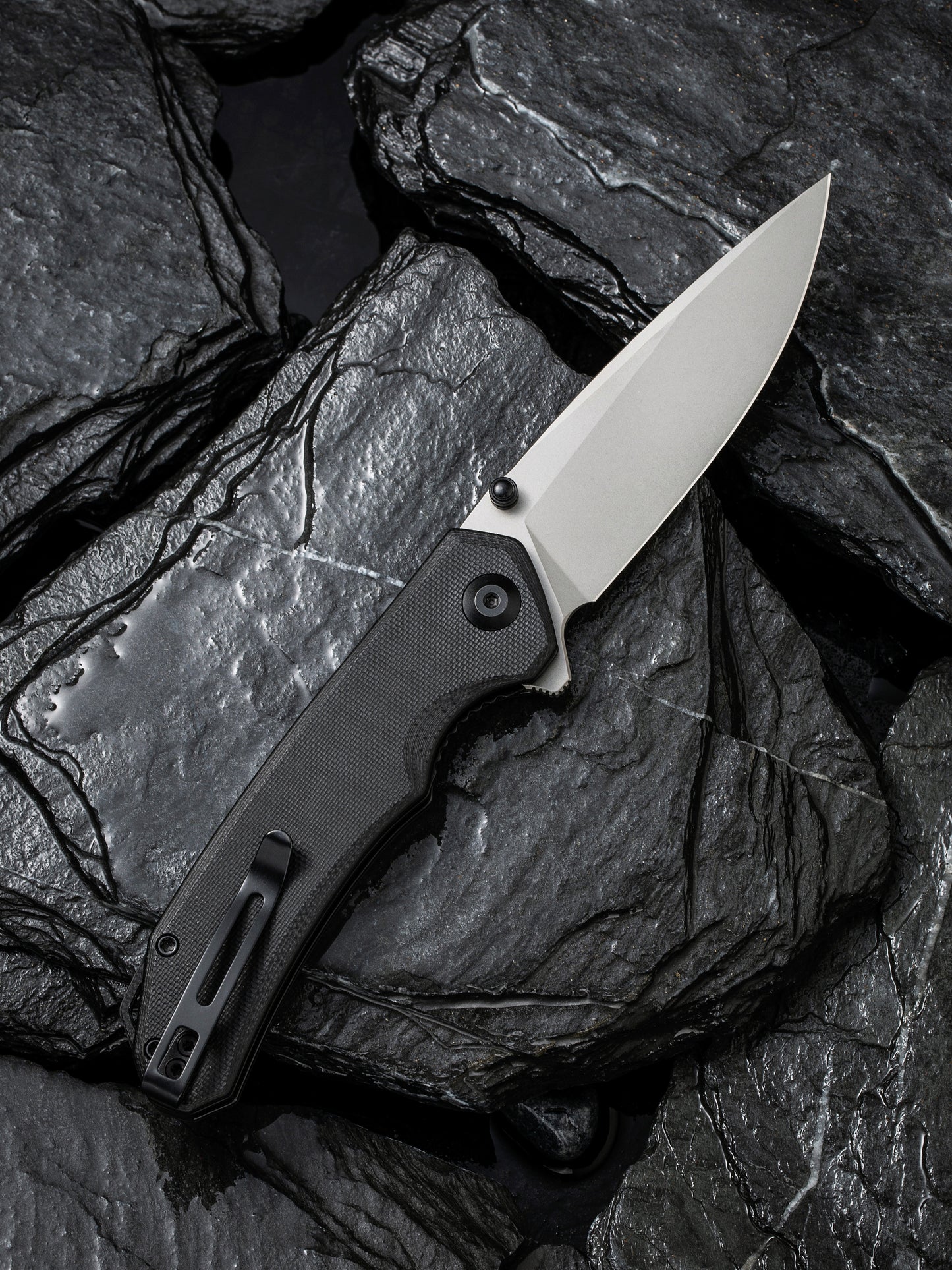 Civivi Brazen 3.46" Sandvik 14C28N Black G10 Folding Knife C2102C