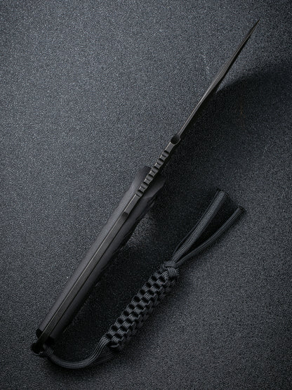 Civivi Maxwell 4.74" D2 Black Stonewashed G10 Fixed Blade Knife by Maciej Torbe C21040-1