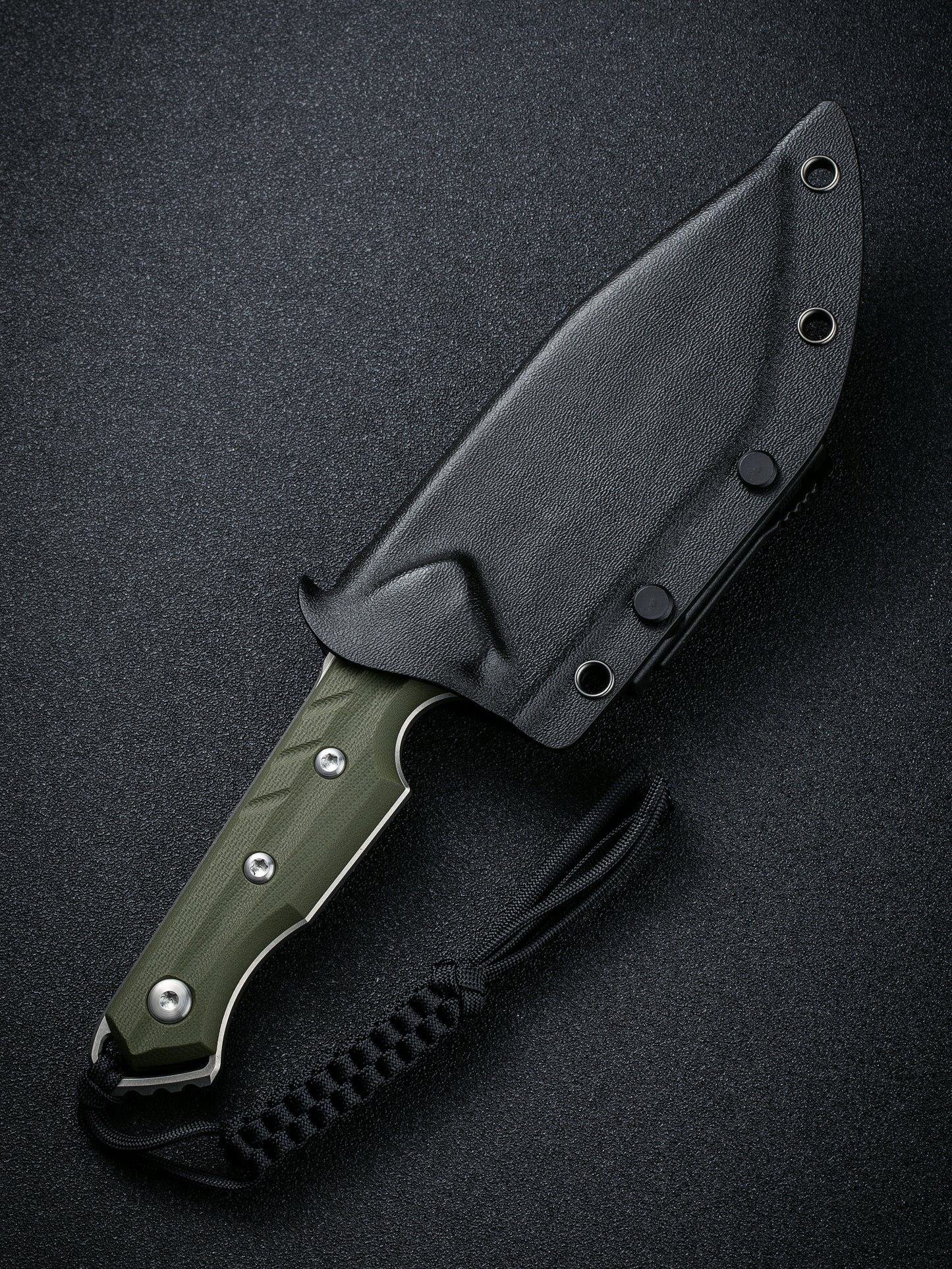 Civivi Maxwell 4.74" D2 Stonewashed OD Green G10 Fixed Blade Knife by Maciej Torbe C21040-2