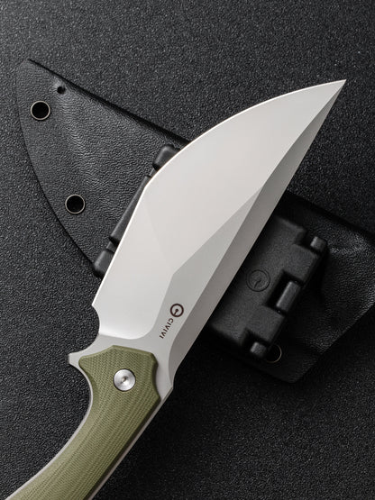 Civivi Concept 22 4.88" D2 OD Green G10 Fixed Blade Knife by Tuffknives C21047-2