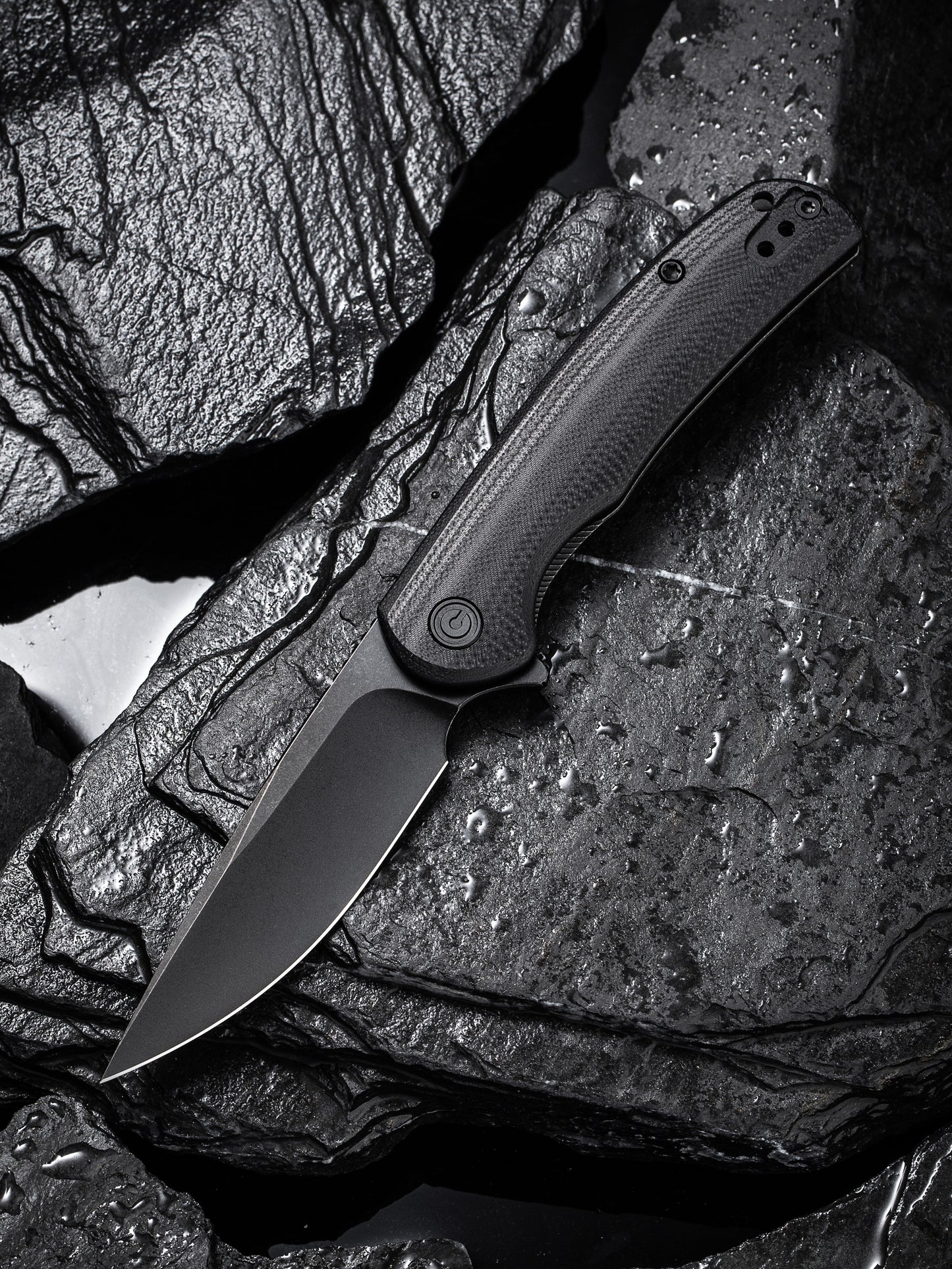 Civivi NOx 2.97" Nitro-V Black Stonewashed G10 Folding Knife C2110C