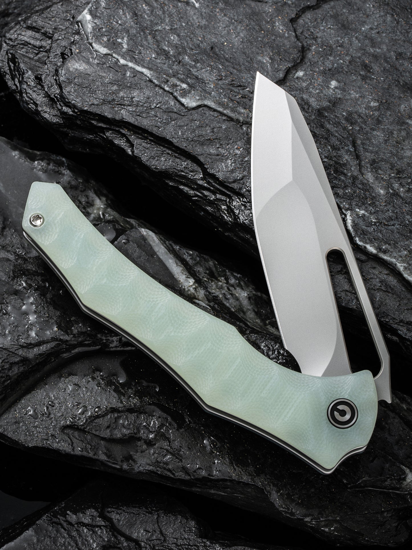 Civivi Spiny Dogfish 3.47" Sandvik 14C28N Natural G10 Folding Knife by Gavko C22006-2