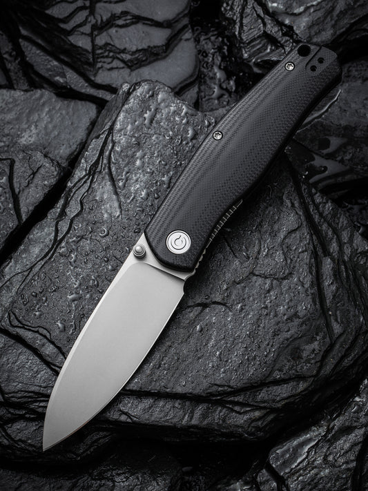 Civivi Sokoke 3.35" 14C28N Black G10 Folding Knife by Ray Laconico C22007-1