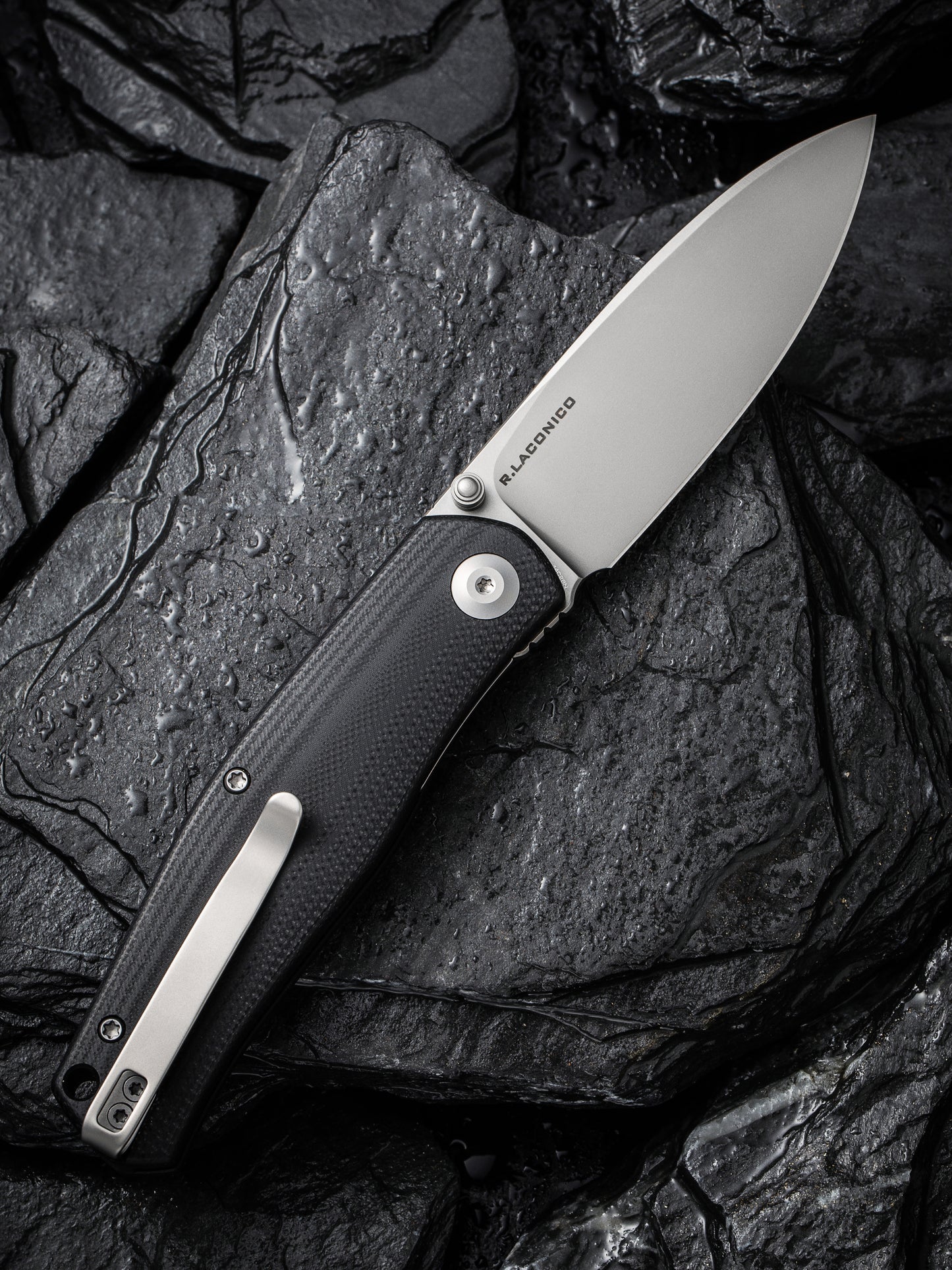 Civivi Sokoke 3.35" 14C28N Black G10 Folding Knife by Ray Laconico C22007-1