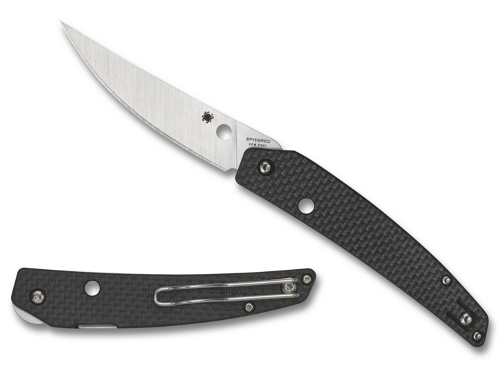 Spyderco Ikuchi 3.26" CPM S30V Carbon Fiber Folding Knife C242CFP