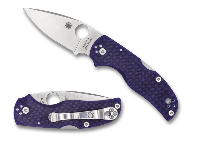 Spyderco Native 5 CPM S110V Dark Blue G-10 Folding Knife C41GPDBL5