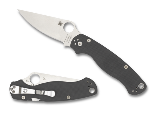 Spyderco ParaMilitary 2 3.47" Maxamet Dark Gray G-10 Folding Knife C81GPDGY2