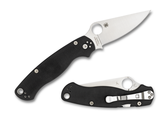 Spyderco ParaMilitary 2 Left-Handed S45VN G-10 Folding Knife C81GPLE2