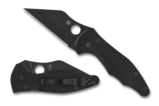 Spyderco Yojimbo 2 3.2" Black DLC CPM S30V Folding Knife C85GPBBK2