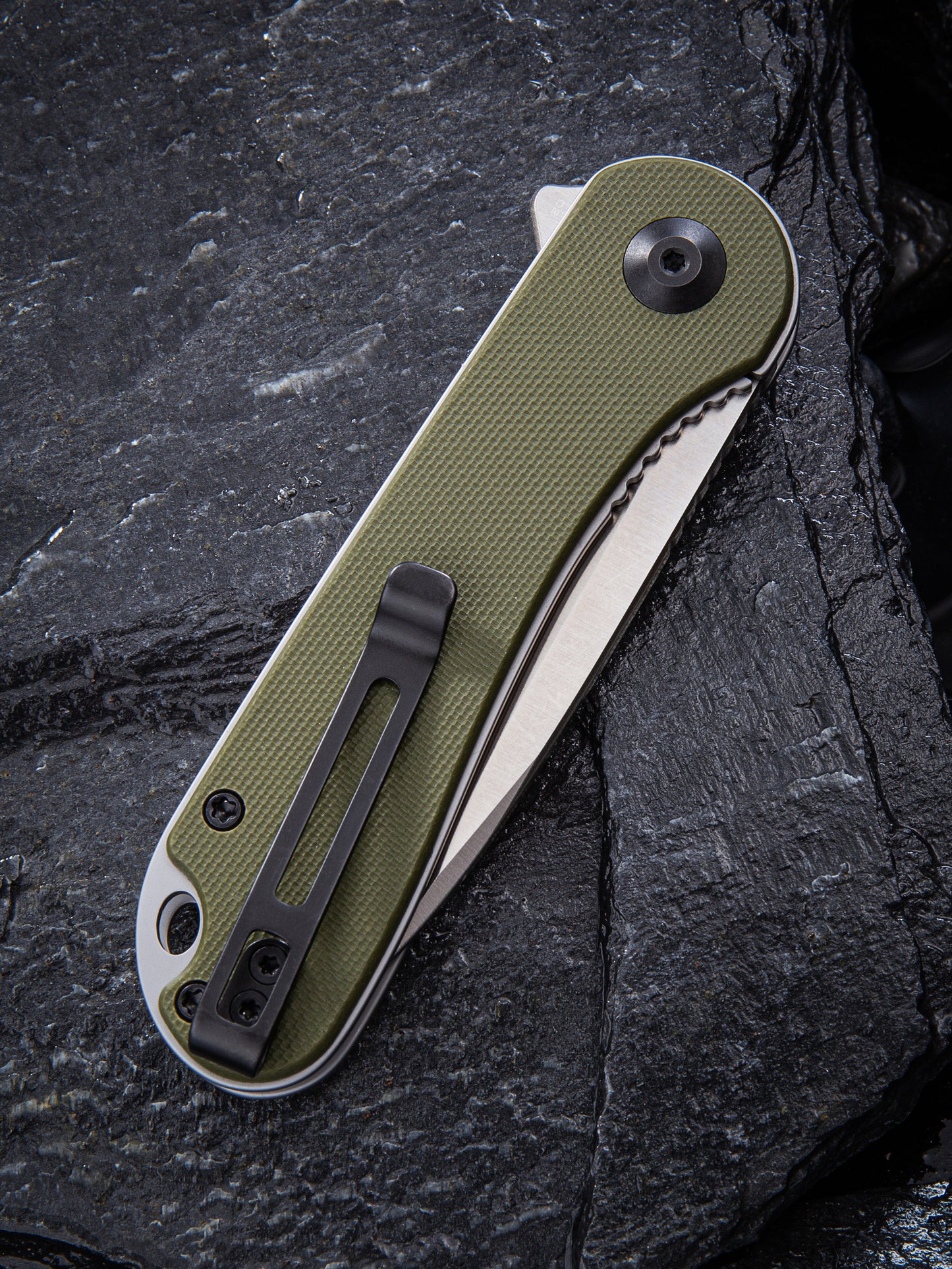 Civivi Elementum 2.96" D2 Green G-10 Folding Knife C907E