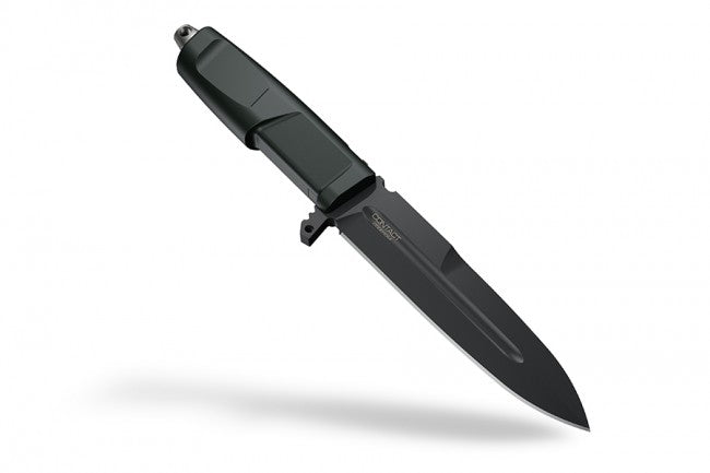 Extrema Ratio Contact Black 6.37" N690 Fixed Blade Knife with MOLLE Sheath