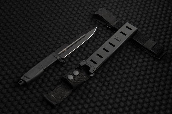 Extrema Ratio Contact Black 6.37" N690 Fixed Blade Knife with MOLLE Sheath
