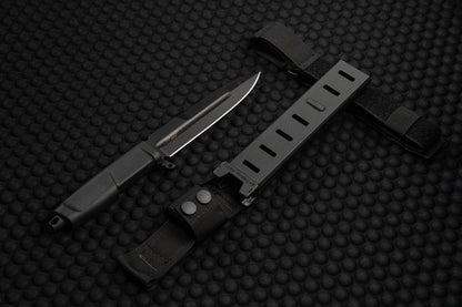 Extrema Ratio Contact Black 6.37" N690 Fixed Blade Knife with MOLLE Sheath
