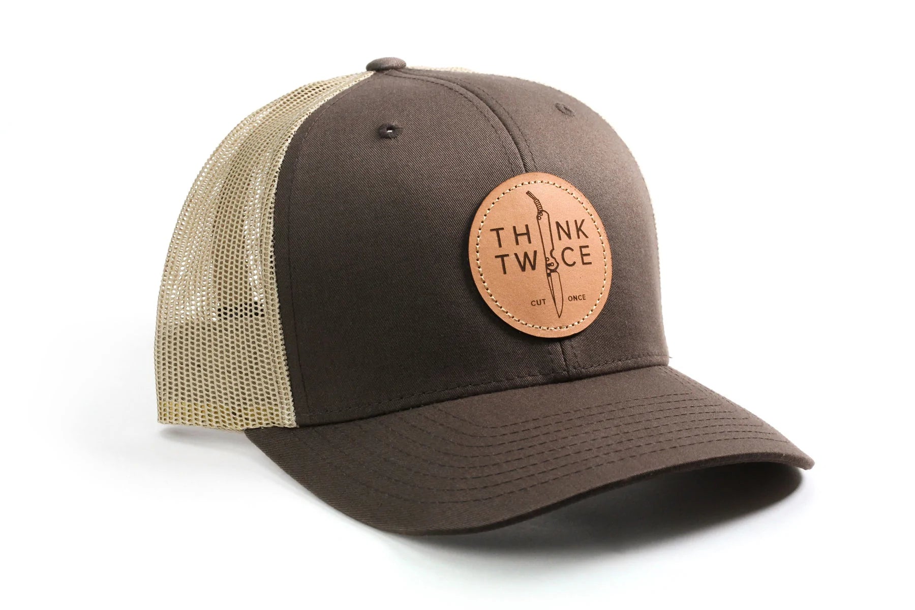 Chris Reeve CRK Favorite Trucker Hat - Canvas/Mesh with Leather Patch ...