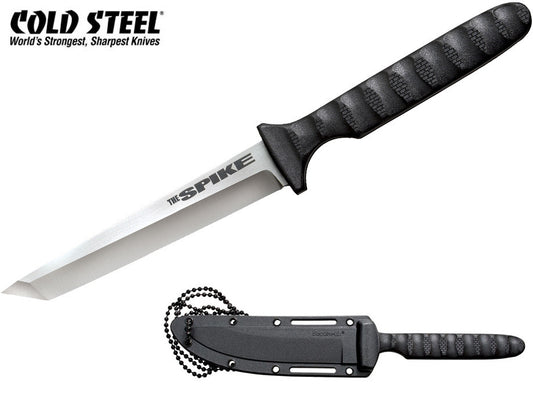 Cold Steel Tanto Spike 4" Tactical Neck Knife with Secure-Ex Sheath 53NCT