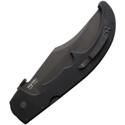 Cold Steel XL Espada 7.5" AUS10A Black/Black G10 Folding Knife CS-62MGC-BKBK