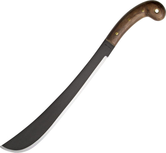 Condor Golok 14.5" Machete with Walnut Handle and Leather Sheath - Joe Flowers Design