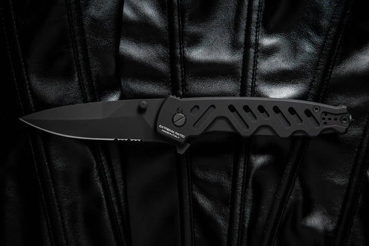 Extrema Ratio Caimano Nero N.A. 3.66" N690 Black Folding Knife