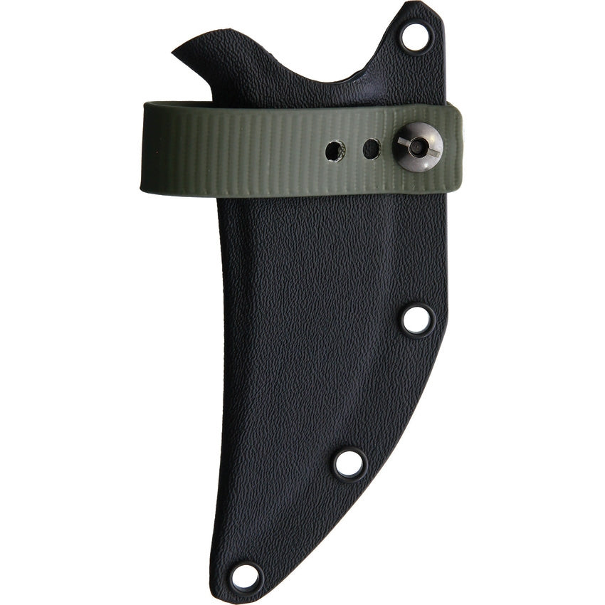 Bastinelli Chopper 3.5" M390 Black PVD G10 Fixed Blade Knife with Kydex Sheath