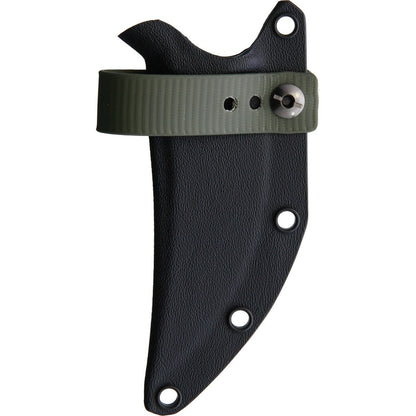 Bastinelli Chopper 3.5" M390 Black PVD G10 Fixed Blade Knife with Kydex Sheath