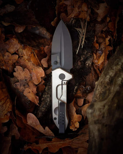 Extrema Ratio Frame Rock 3" N690 BLACK DLC Titanium Folding Knife