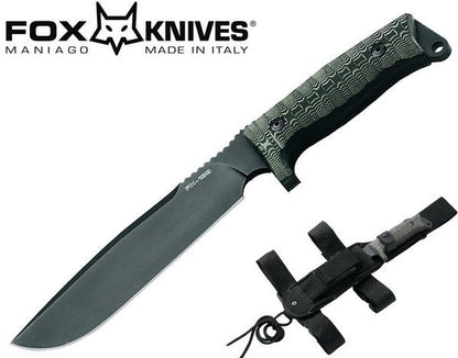 Fox Combat Jungle 7.5" N690Co Fixed Blade Knife Micarta Handles FX-133 MGT
