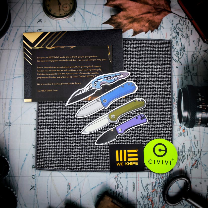 CIVIVI Special Gift Pack (C907A Elementum Folding Knife and CP-01B C-Quill Pen) CA-10A