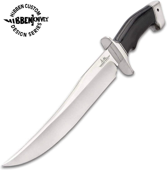 Gil Hibben Arizona Bowie 10" Fixed Blade Knife with Black Micarta Handle GH5088