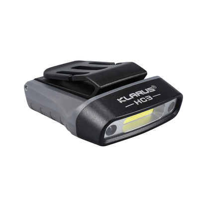 Klarus HC3 100LM Motion Sensing Hat/Headlamp Rechargeable Flashlight - Grey