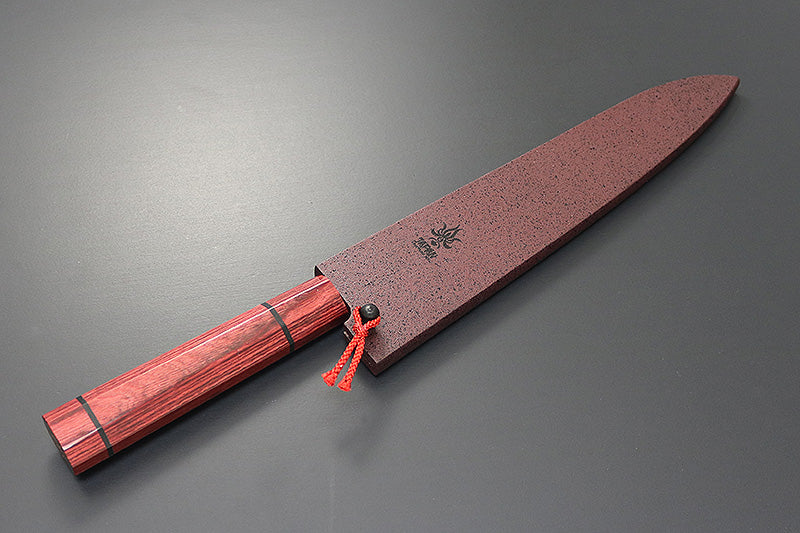 Kanetsune Minamo-Kaze Gyutou 8.26" 63-Layer Damascus San-Mai Kitchen Knife - Made in Japan KC-822
