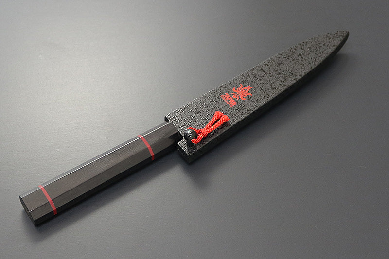 Kanetsune Namishibuki Petty 5.31" 101-Layer Damascus San-Mai Kitchen Knife - Made in Japan KC-814