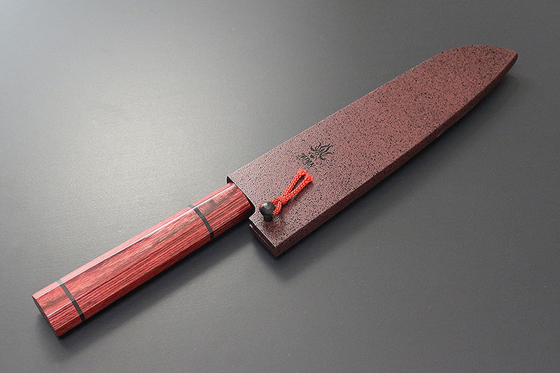 Kanetsune Minamo-Kaze Santoku 7.09" 63-Layer Damascus San-Mai Kitchen Knife - Made in Japan KC-823